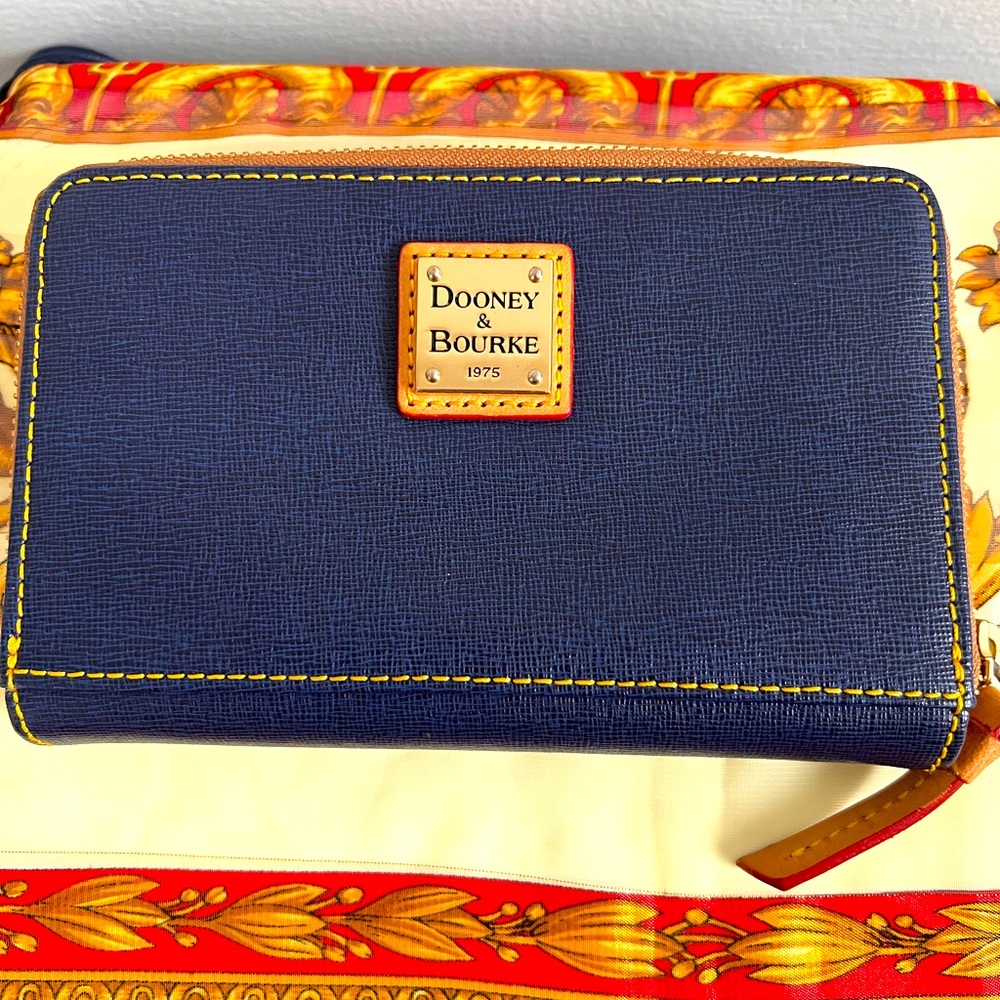 Donkey & Bourke blue wallet
